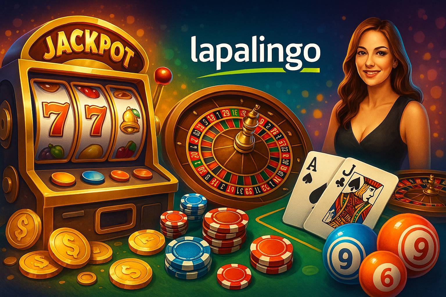 Jogos de cassino online inovadores e emocionantes na LAPALINGO