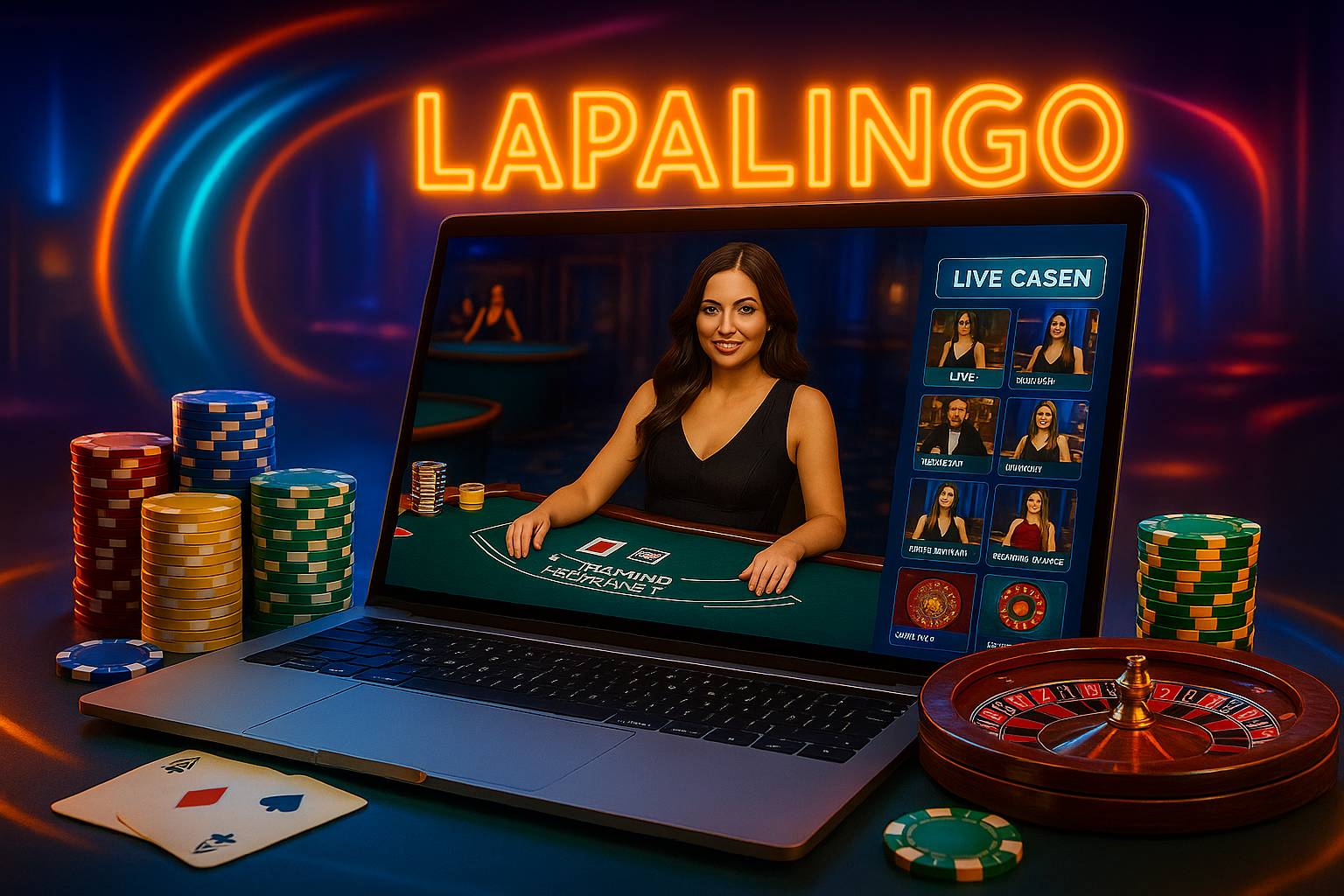O LAPALINGO Live Casino lança promoções regularmente